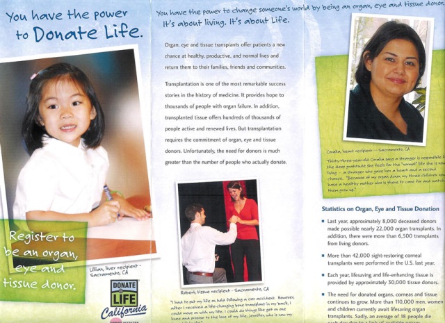 Donate Life California Application